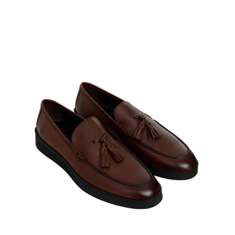 2722 Loafers Shoes - Brown