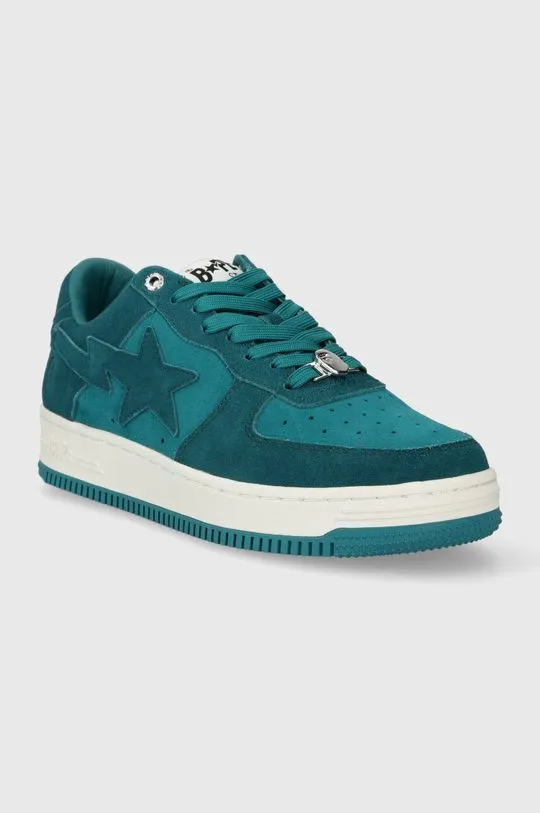 A Bathing Ape suede sneakers BAPE STA #3 001FWI701008I turquoise color 0