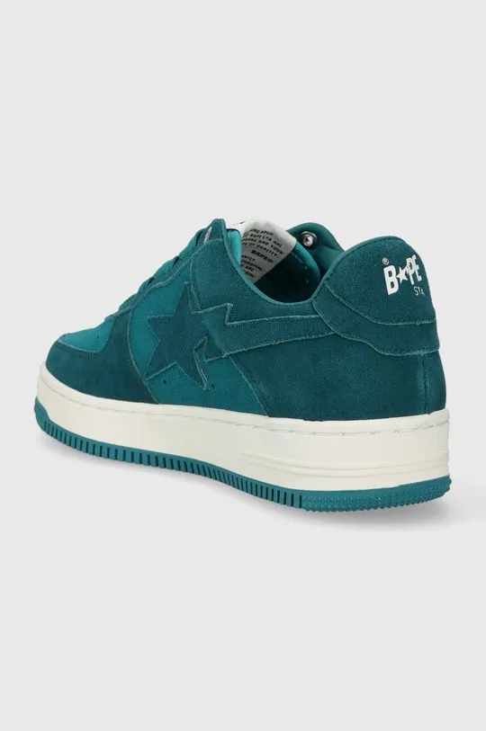 A Bathing Ape suede sneakers BAPE STA #3 001FWI701008I turquoise color 0