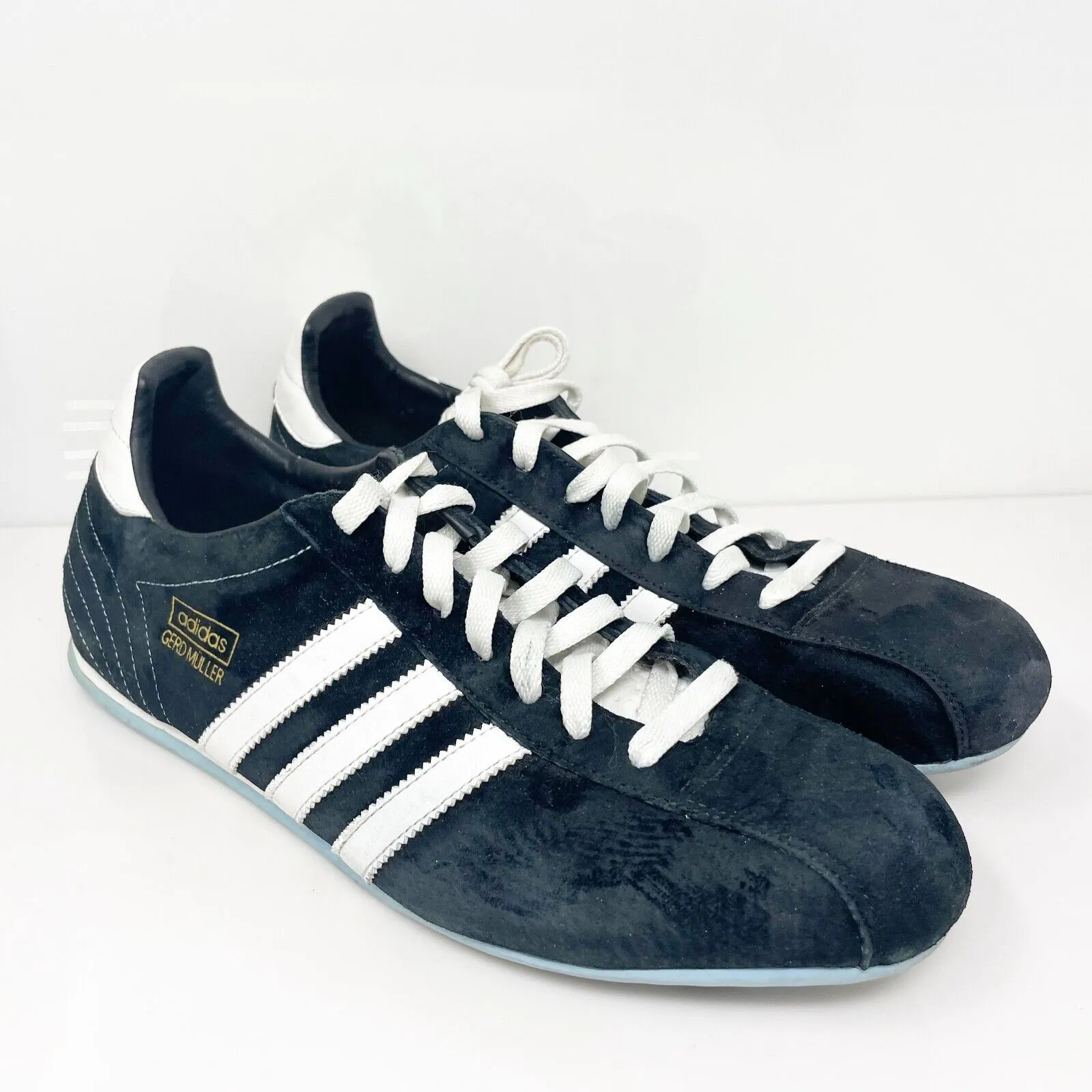 Adidas Mens Gerd Muller 114667 Blue Casual Shoes Sneakers Size 11