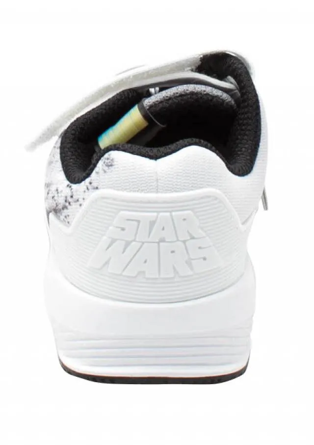 Adidas toddler star wars k limited edition shoe white/black ba9399 sz 4k - 10k