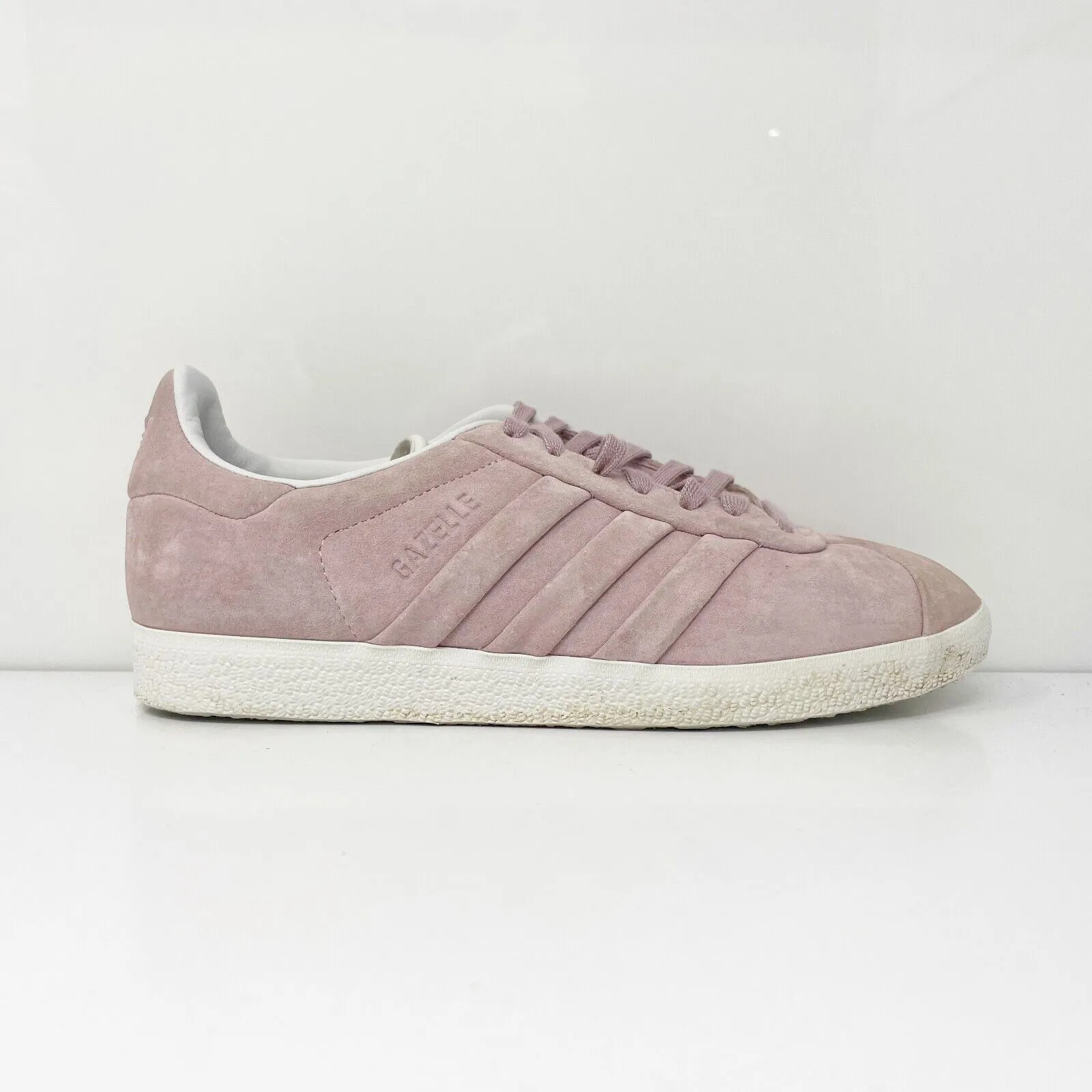 Adidas Womens Gazelle Stitch And Turn BB6708 Pink Casual Shoes Sneakers Size 5.5