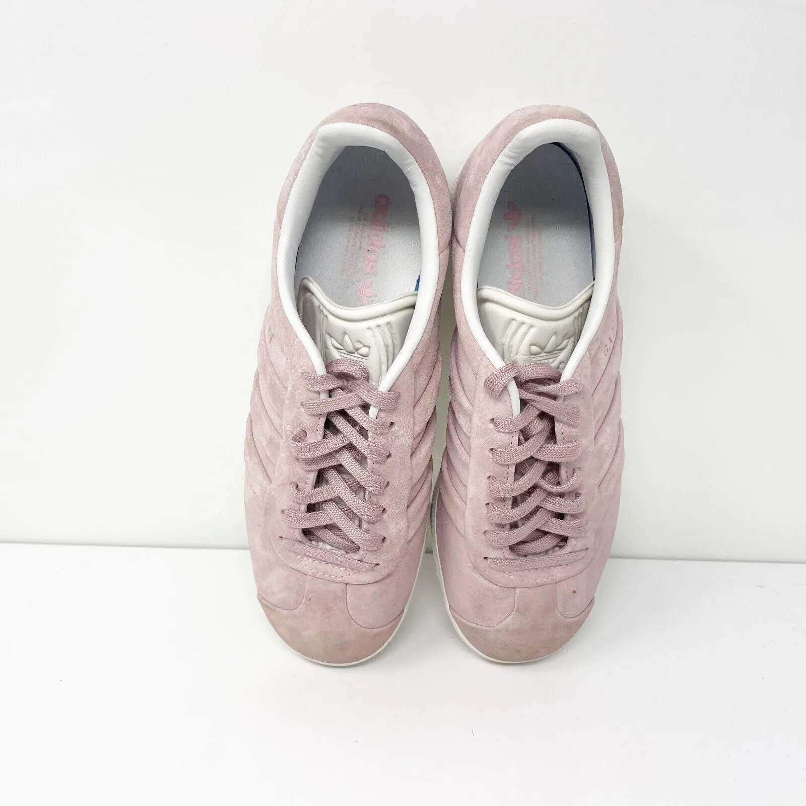 Adidas Womens Gazelle Stitch And Turn BB6708 Pink Casual Shoes Sneakers Size 5.5