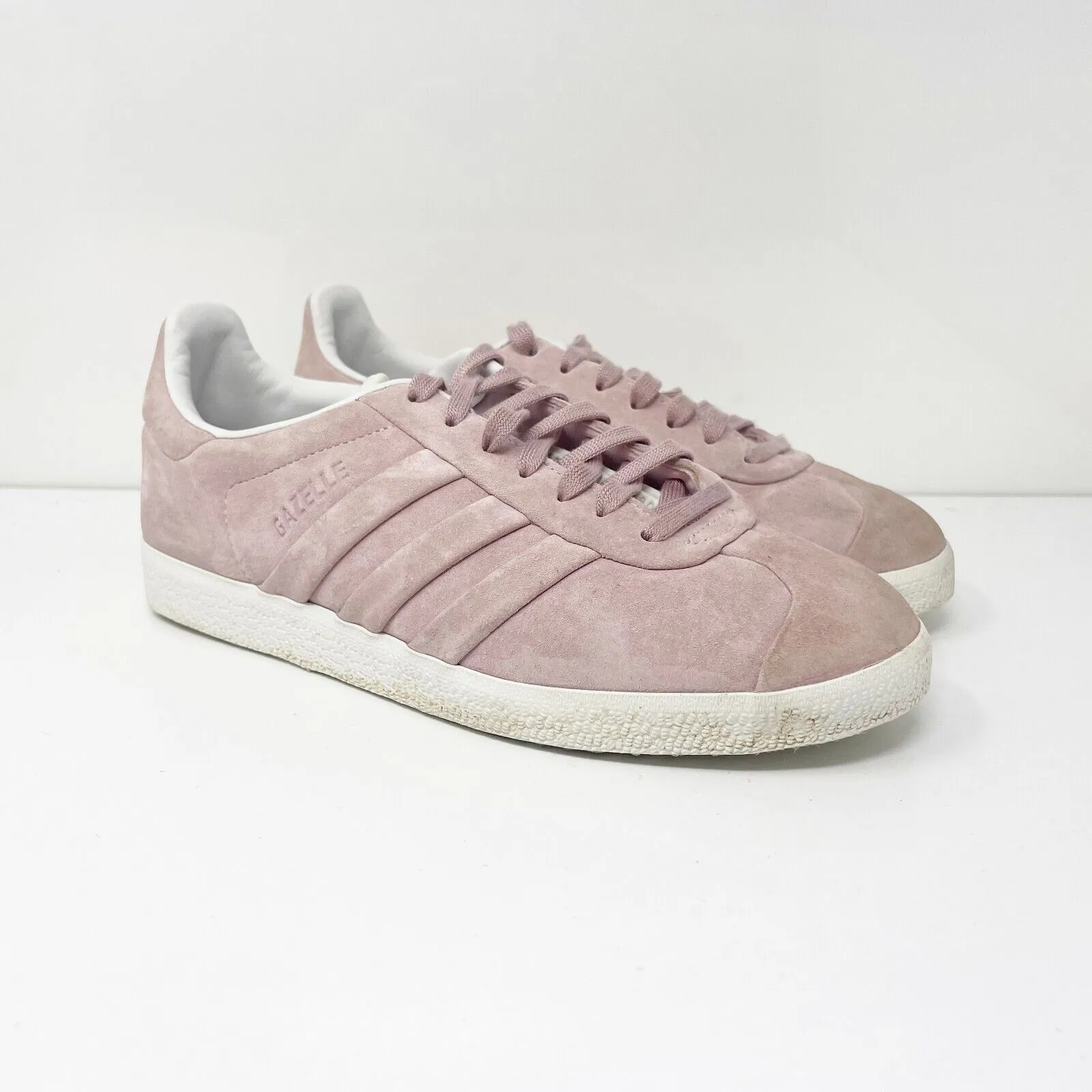 Adidas Womens Gazelle Stitch And Turn BB6708 Pink Casual Shoes Sneakers Size 5.5