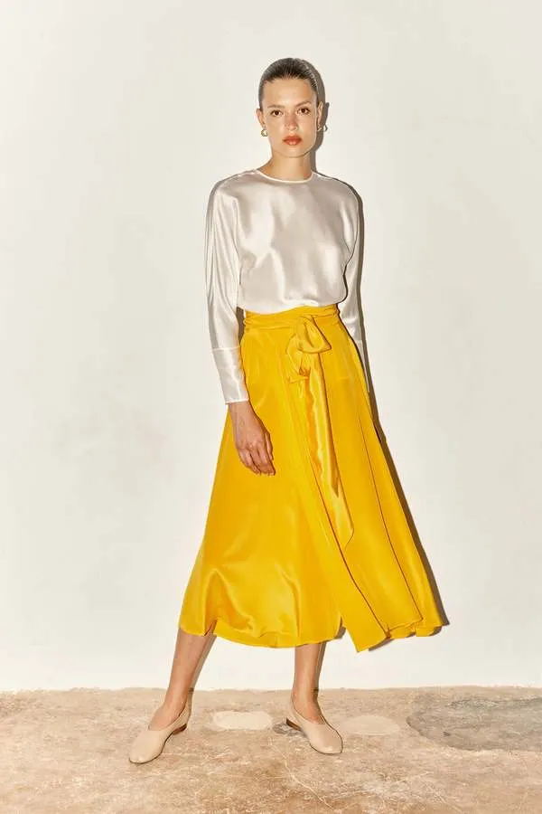 Alma Skirt - Citric Orange