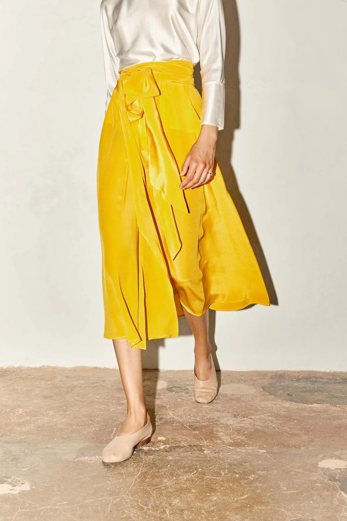 Alma Skirt - Citric Orange