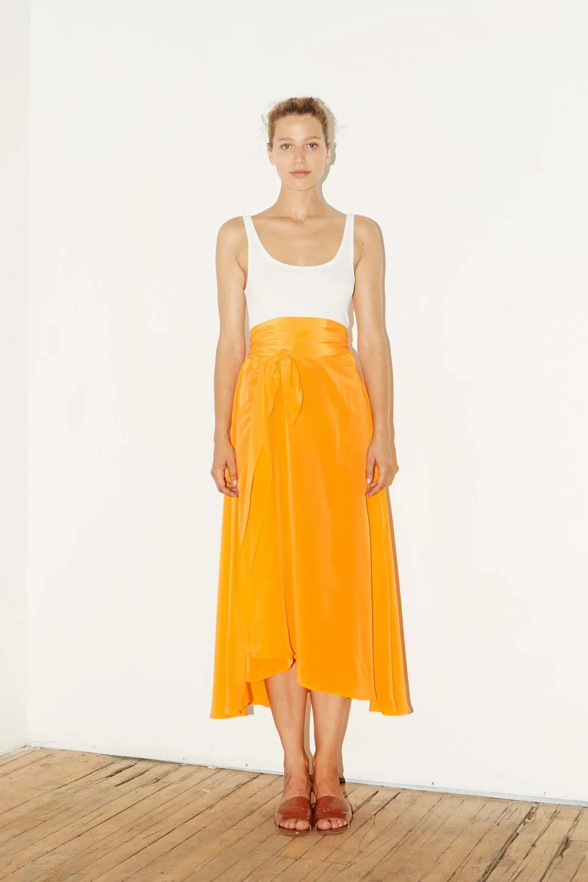 Alma Skirt - Citric Orange