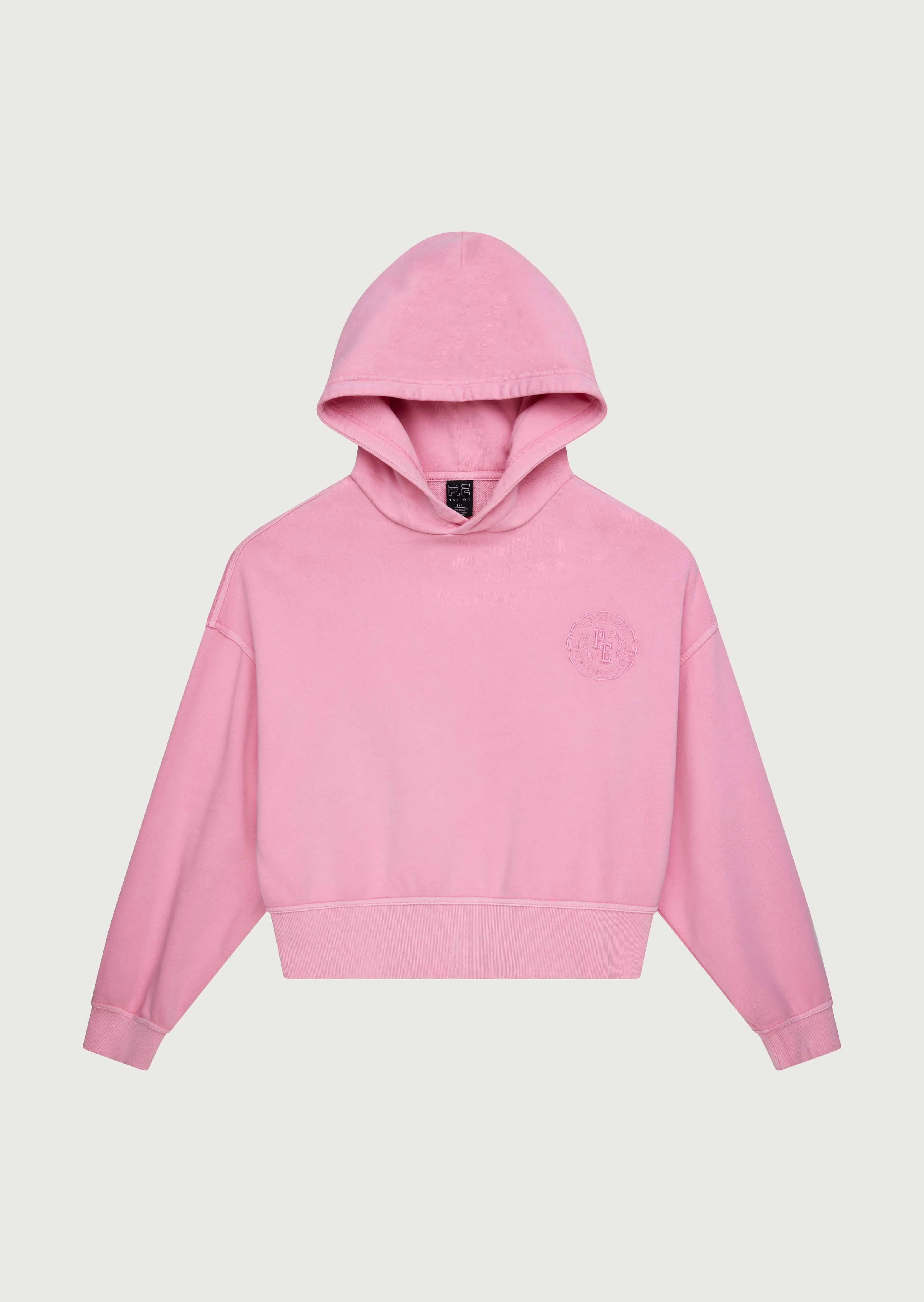 ALPHA HOODIE IN WASHED PRISM PINK