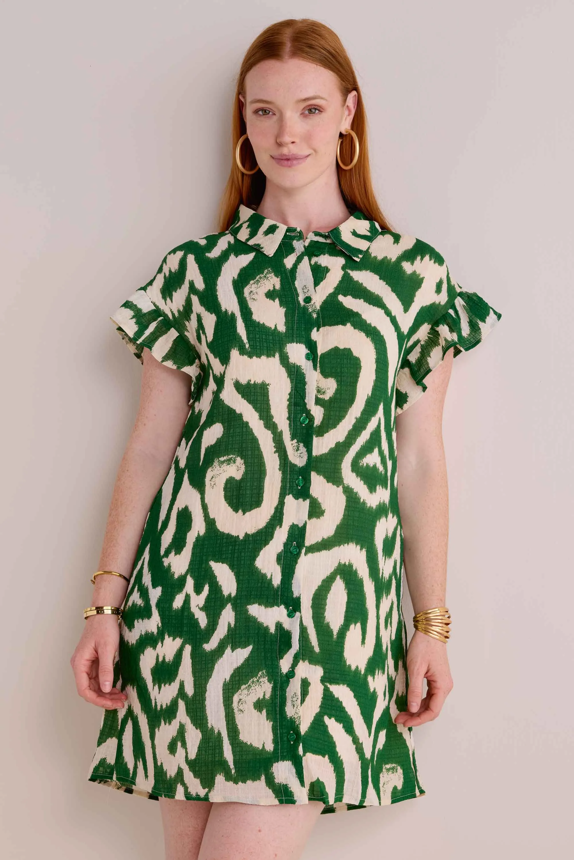 Anabelle Dress- Green