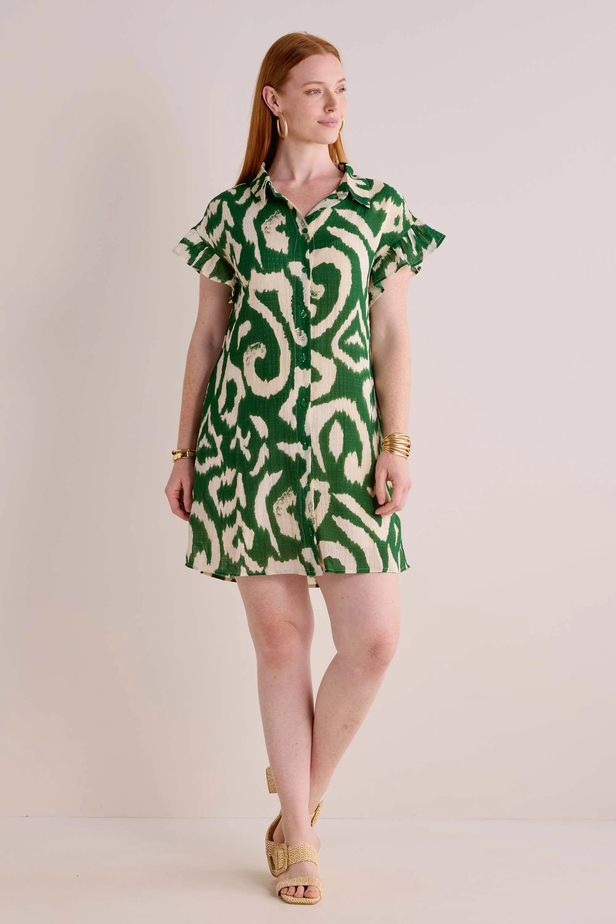 Anabelle Dress- Green