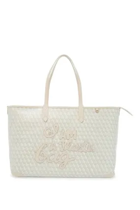 Anya Hindmarch    Anya Hindmarch I Am A Plastic Bag Motif Tote Bag