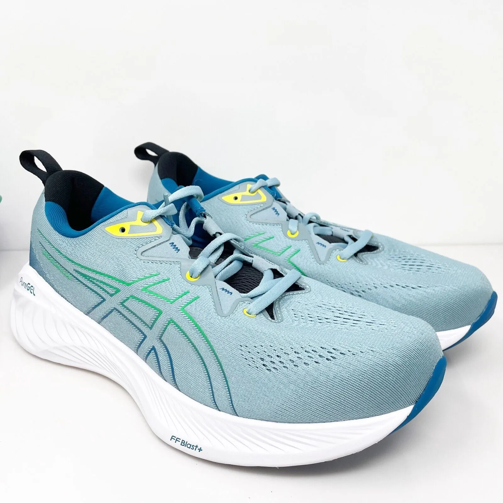 Asics Mens Gel Cumulus 25 1011B737 Blue Running Shoes Sneakers Size 11.5