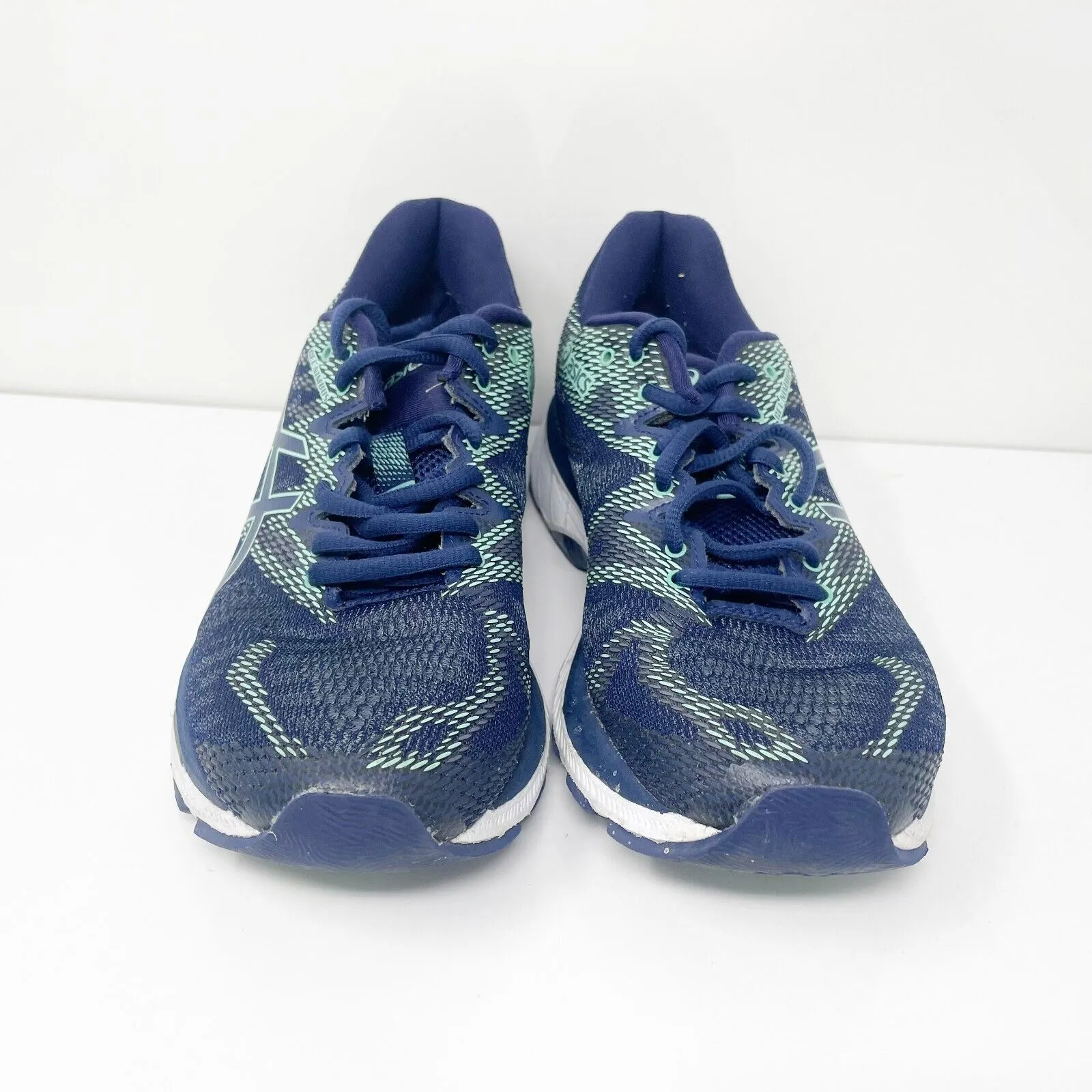 Asics Womens Gel Nimbus 20 T851N Blue Running Shoes Sneakers Size 8.5 D