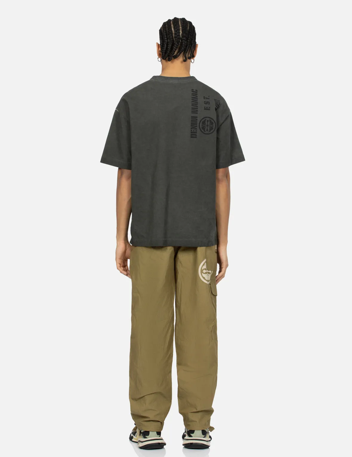 Asymmetric and Multi-Pockets Loose Fit Cargo Pants