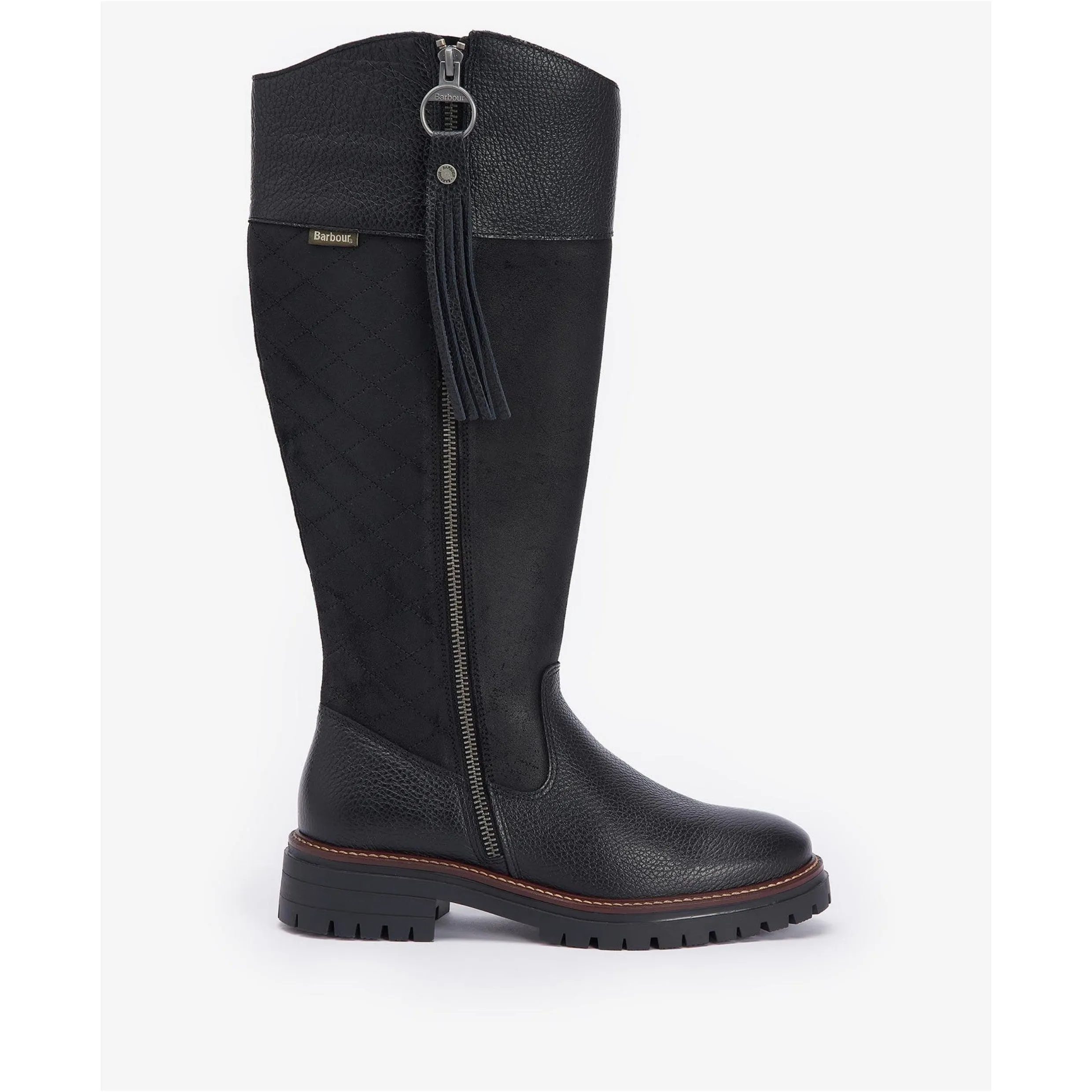 Barbour Ingrid Knee-High Boots In Black LFO0727BK52