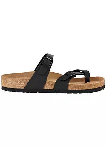 Birkenstock Women’s Mayari Birko-Flor Black Sandals | Kaleidoscope