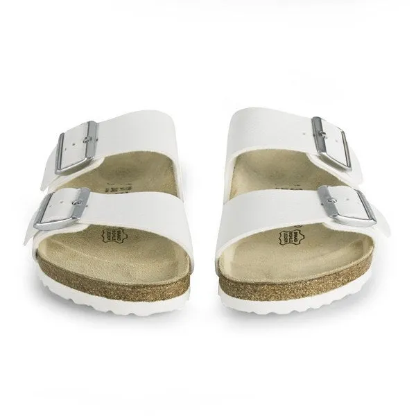 Birkenstock Women's Arizona Slim Fit Double Strap Sandals - White