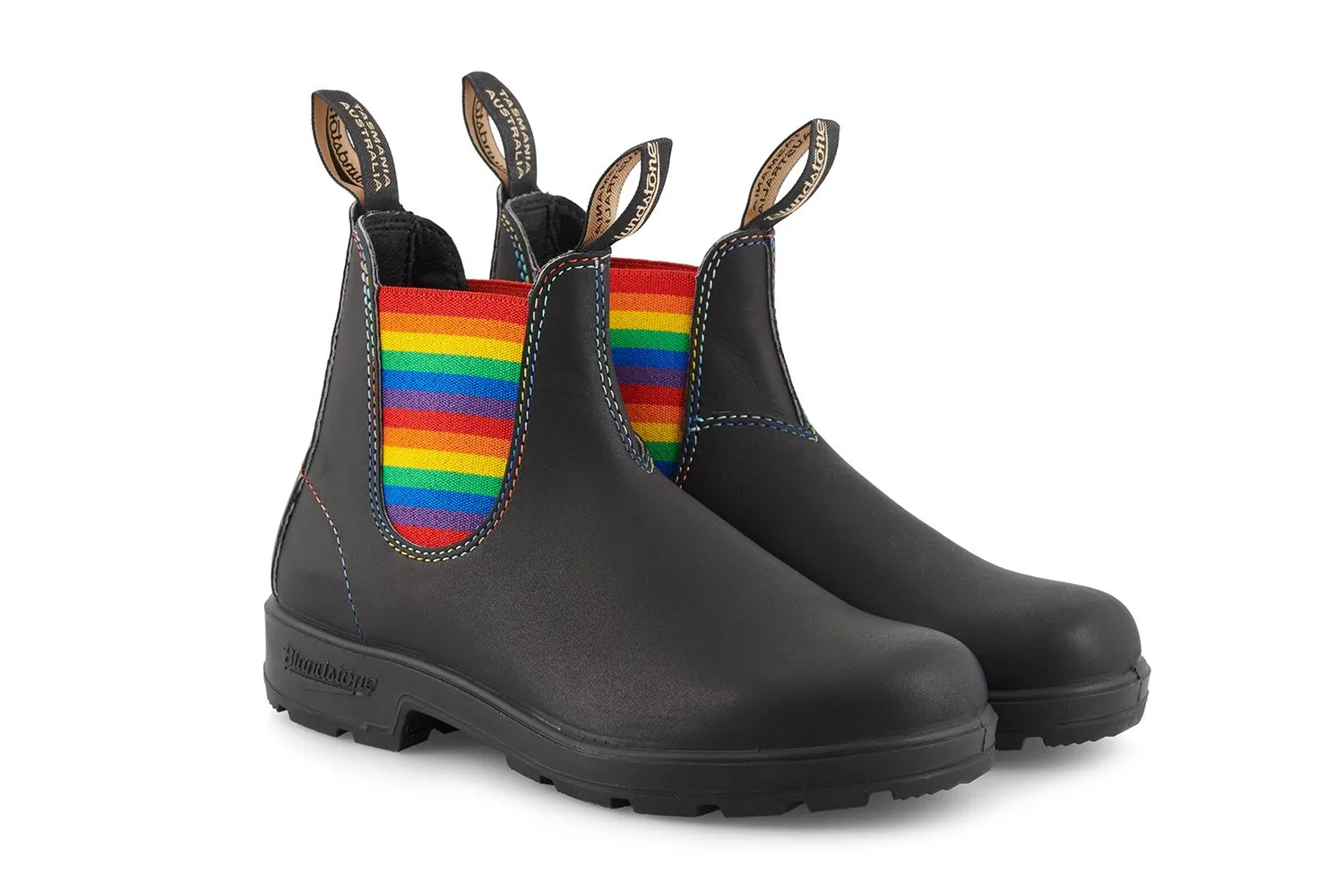 Blundstone - 2105 Black & Rainbow Leather Chelsea Boots