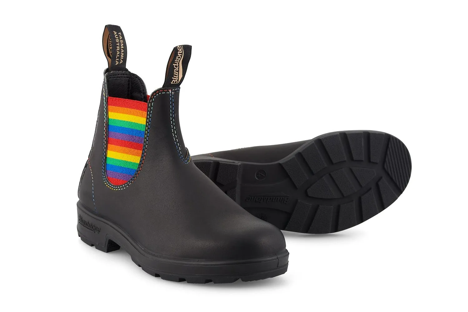 Blundstone - 2105 Black & Rainbow Leather Chelsea Boots