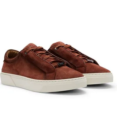 Boss Gary low-top trainers in suede