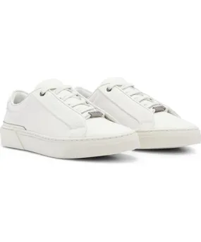 Boss Leather low-top trainers with logo lace loop