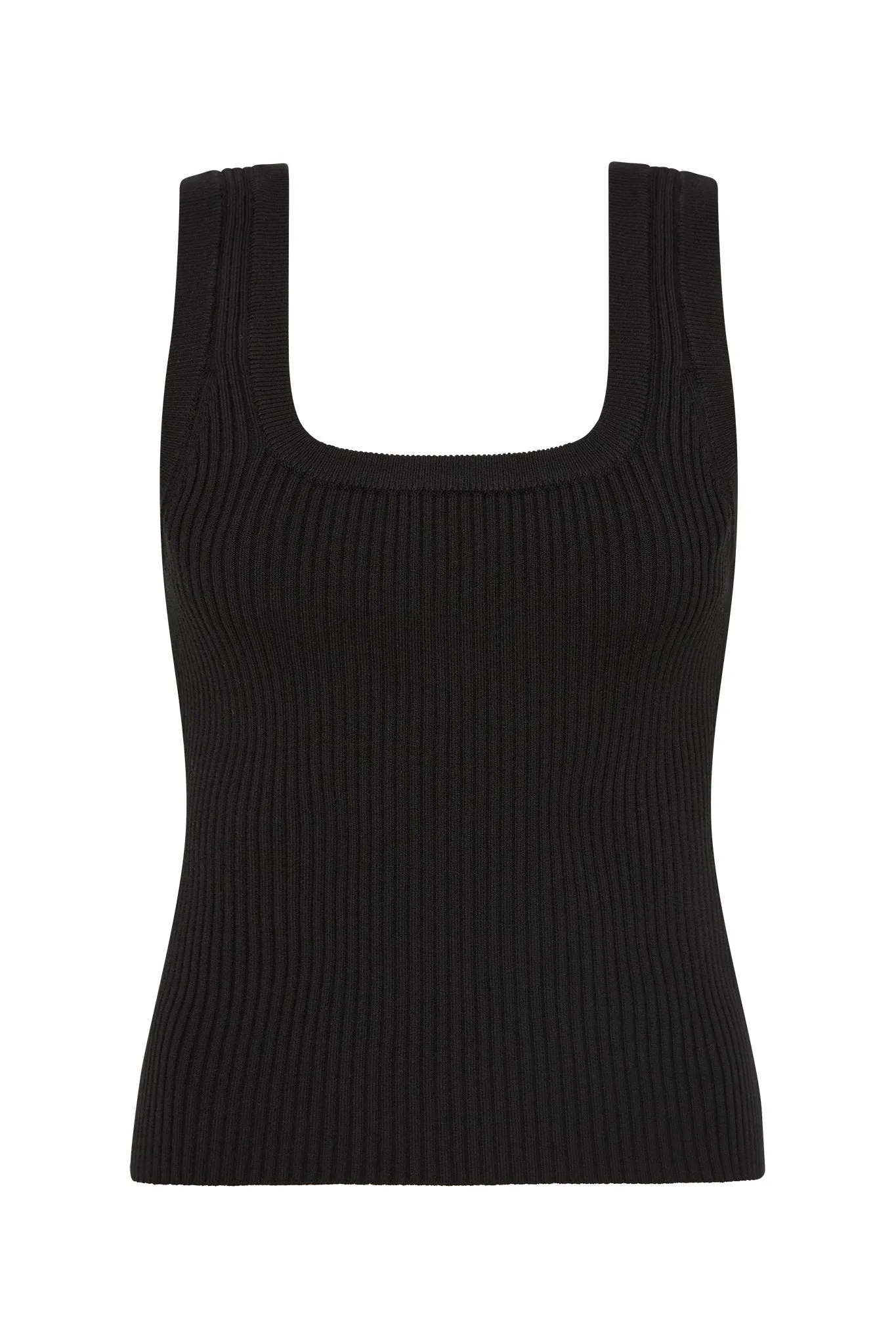 Bronte Scoop Neck Rib Tank