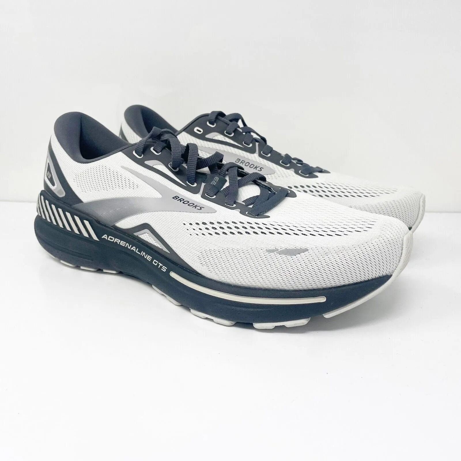 Brooks Mens Adrenaline GTS 23 1103912E065 Gray Running Shoes Sneakers Sz 11.5 2E