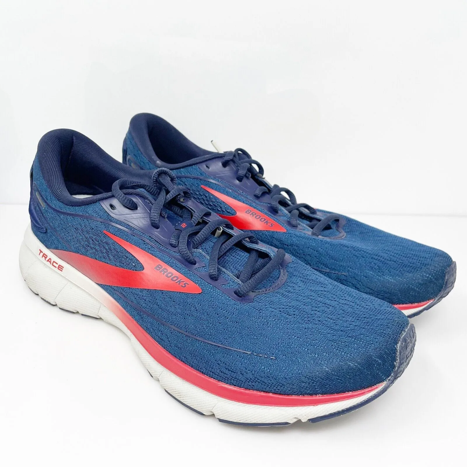 Brooks Mens Trace 2 1103881D420 Blue Running Shoes Sneakers Size 10.5 D