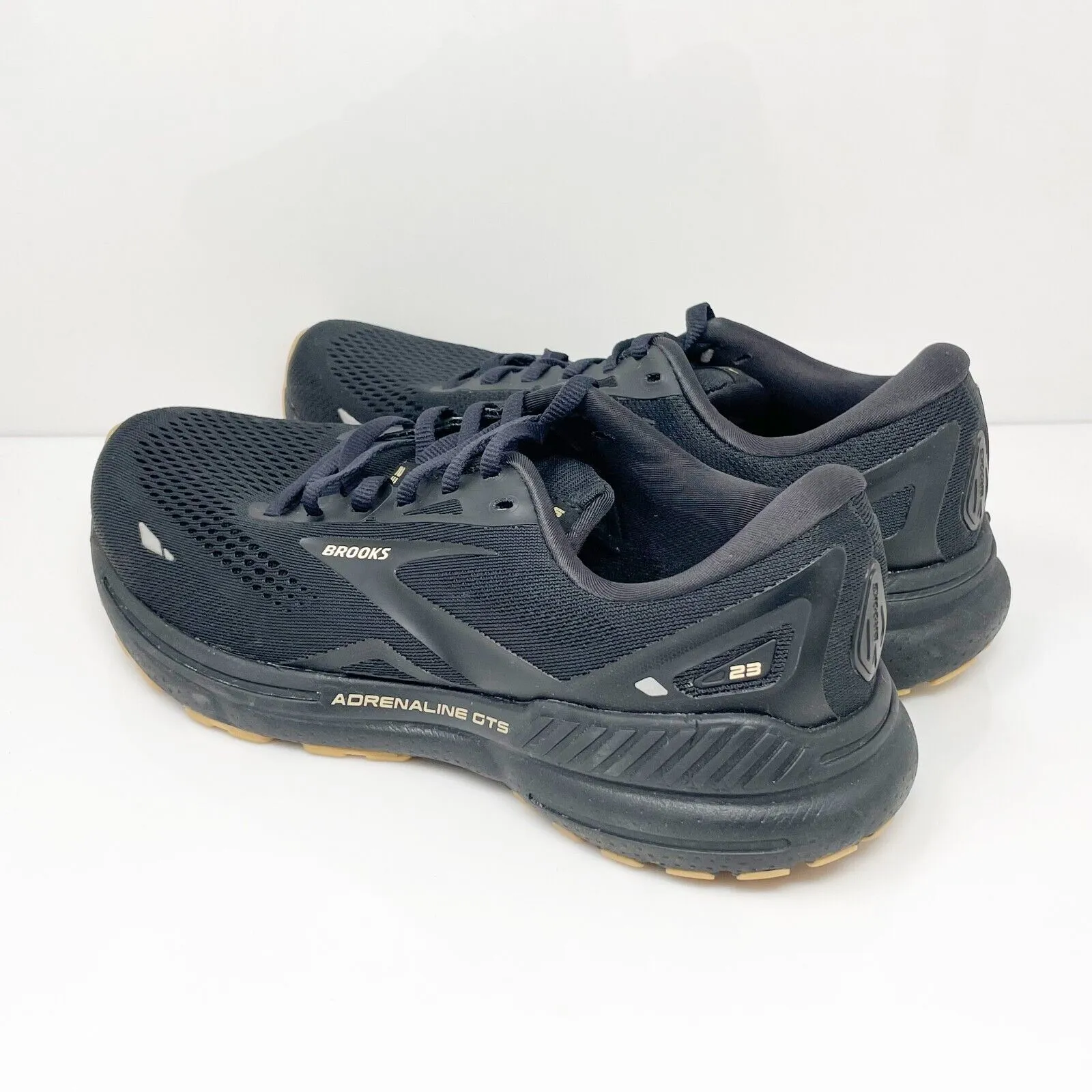 Brooks Womens Adrenaline GTS 23 1203811B056 Black Running Shoes Sneakers 9.5 B