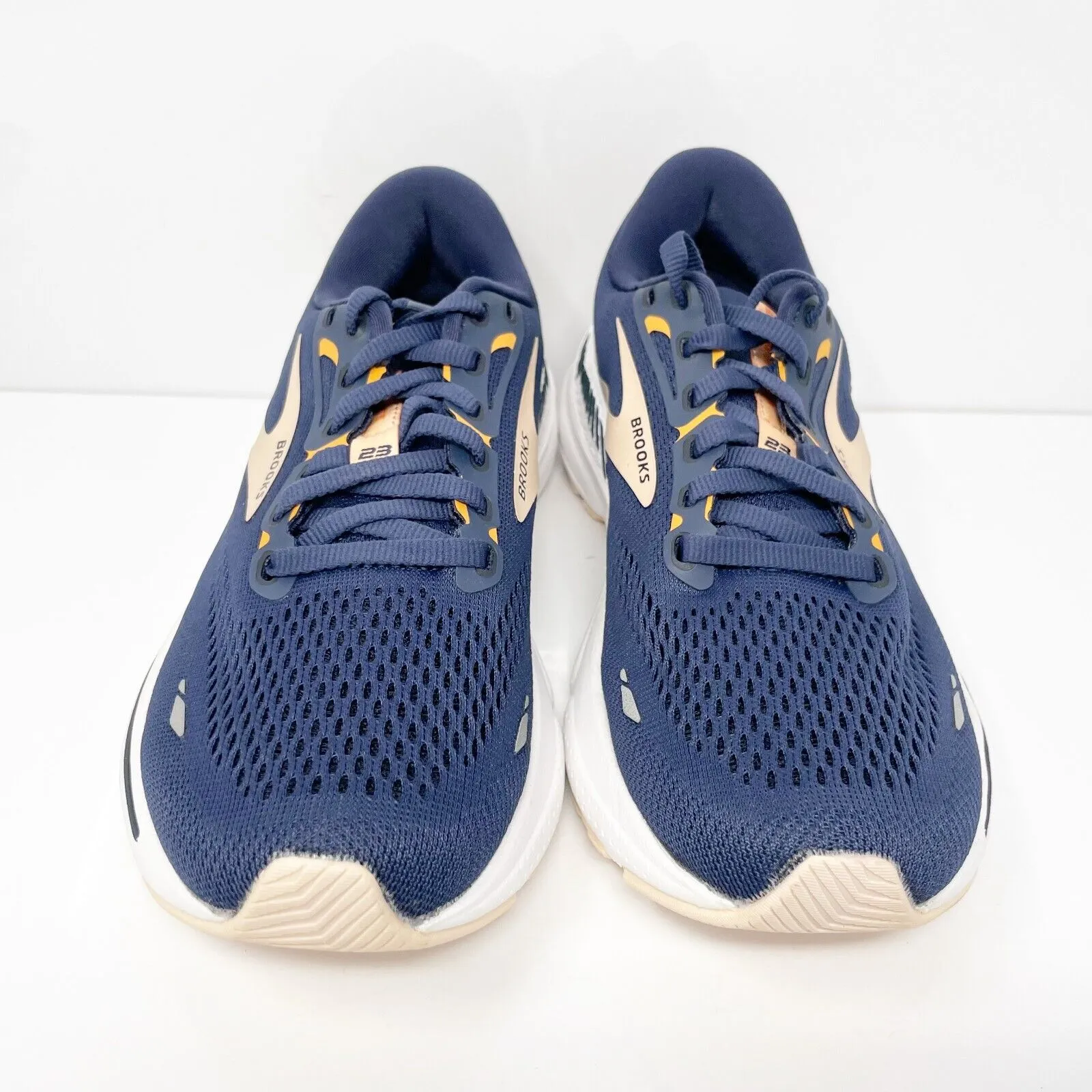 Brooks Womens Adrenaline GTS 23 1203811B482 Blue Running Shoes Sneakers Sz 7.5 B