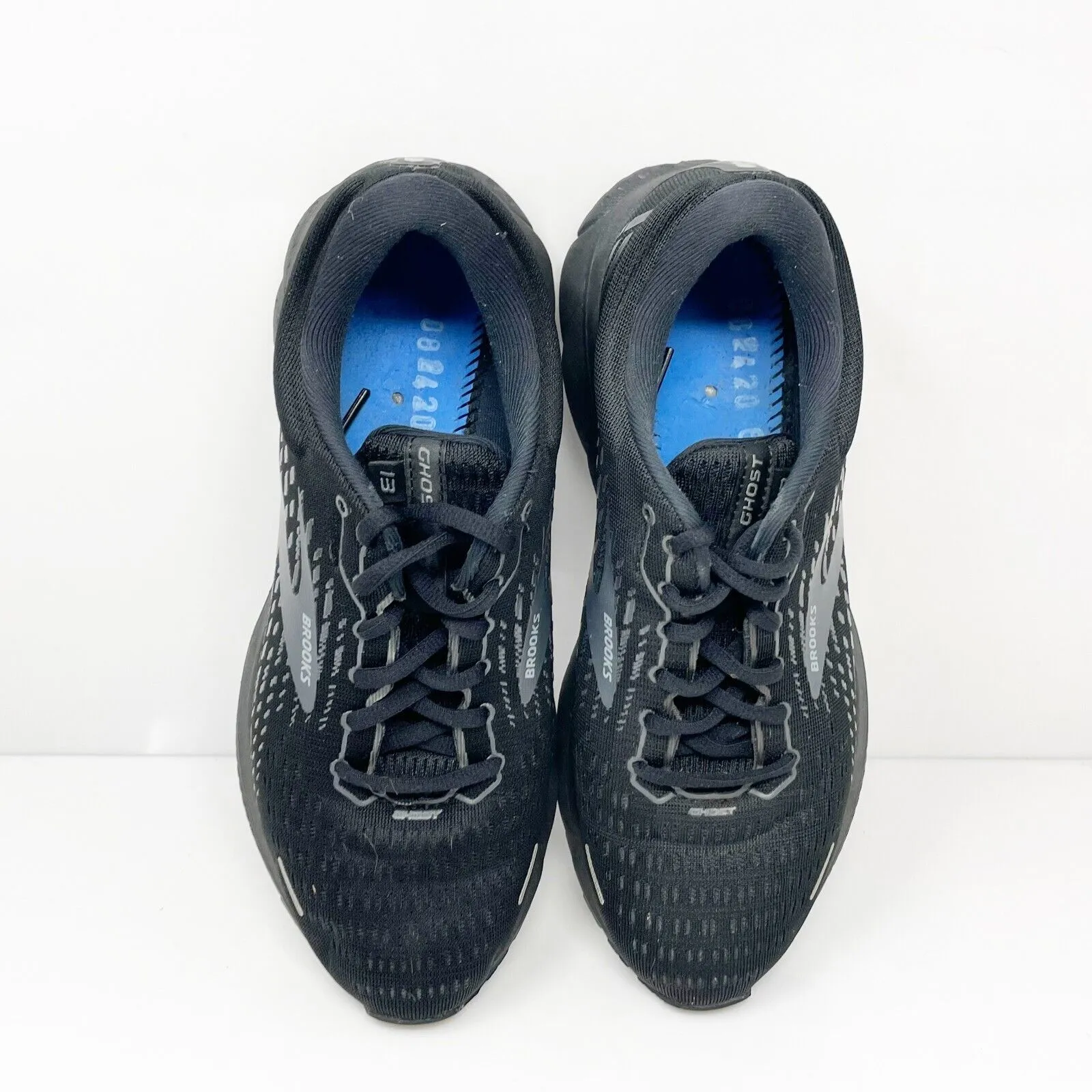 Brooks Womens Ghost 13 1203381D072 Black Running Shoes Sneakers Size 8 D