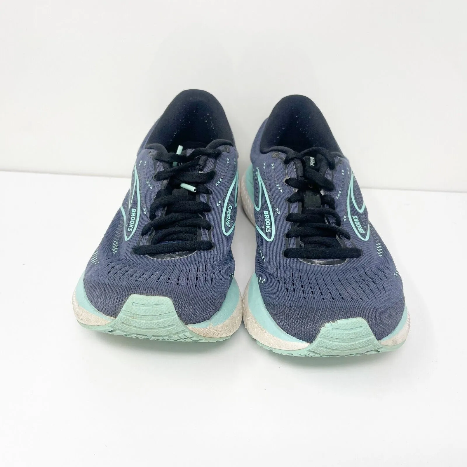 Brooks Womens Glycerin 19 1203431B473 Blue Running Shoes Sneakers Size 7 B