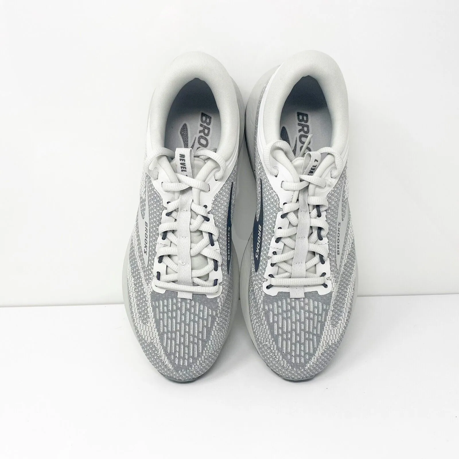 Brooks Womens Revel 7 1204241B036 Gray Running Shoes Sneakers Size 9 B