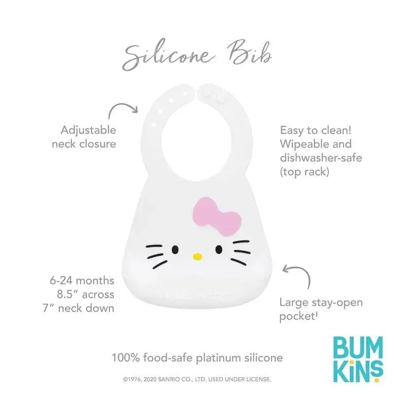 Bumkins - Silicone Bib Hello Kitty