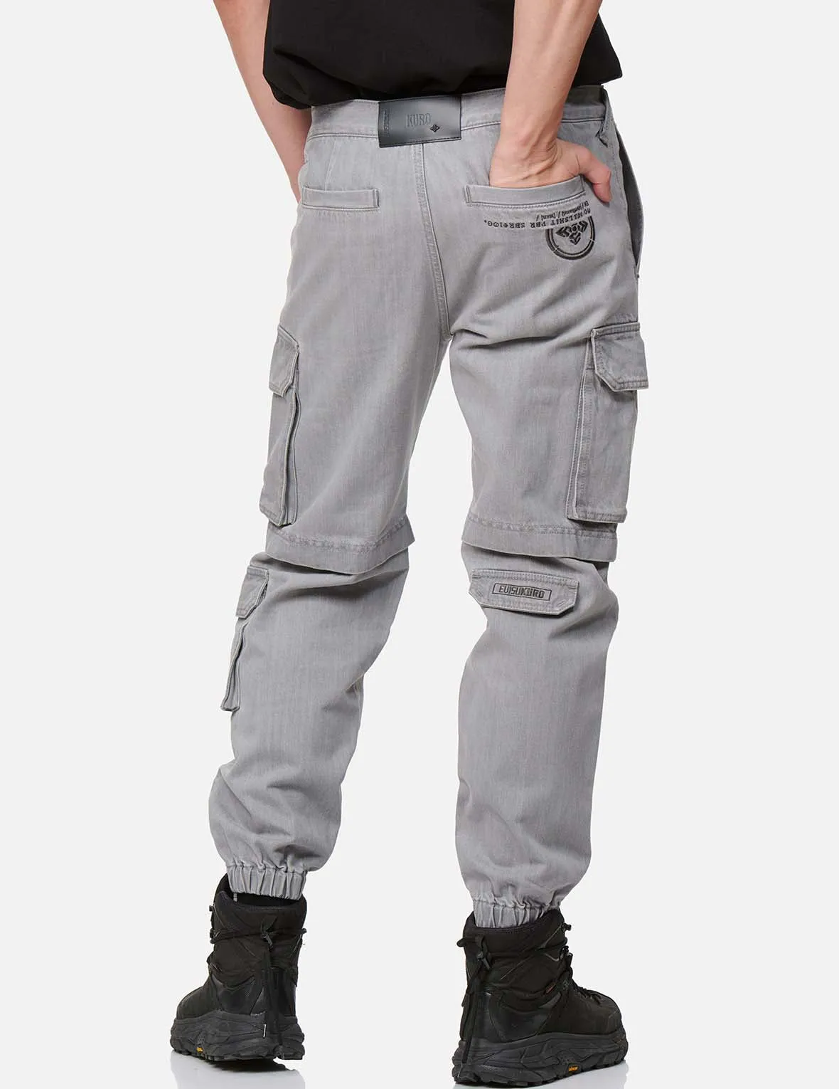 Cargo Denim Jogger Pants