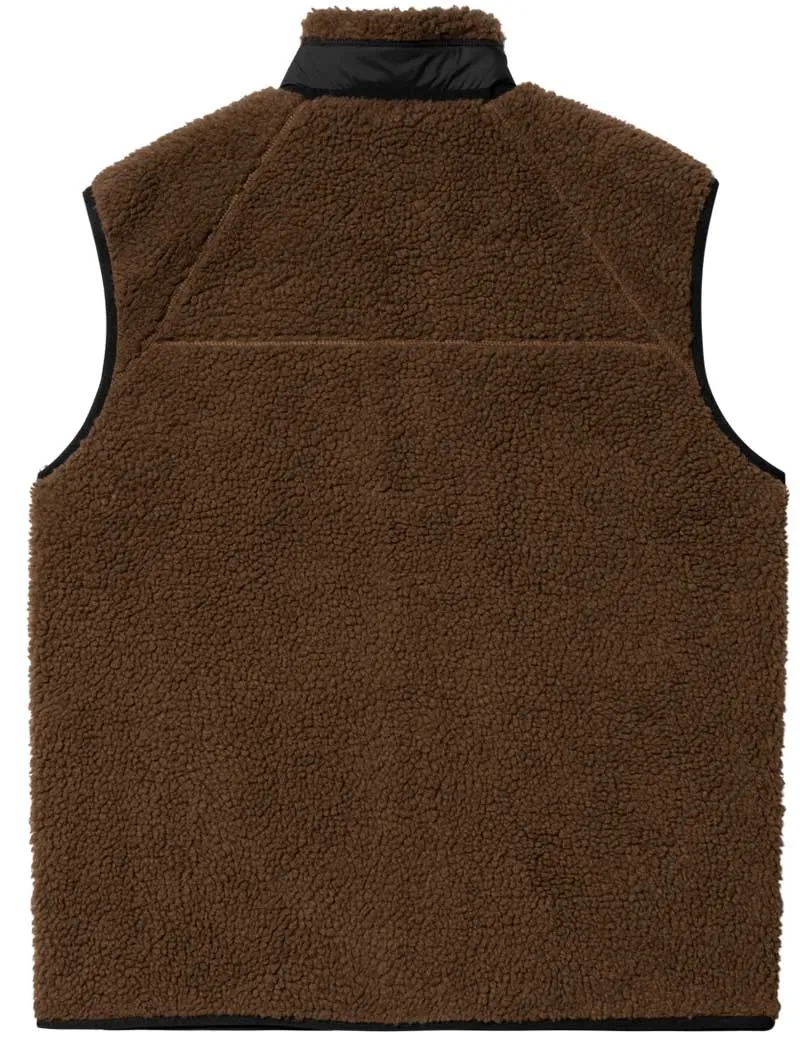 Carhartt Wip Prentis Vest Liner Deep H Brown Black