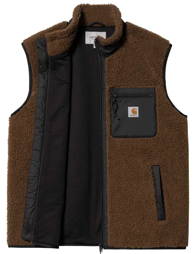 Carhartt Wip Prentis Vest Liner Deep H Brown Black