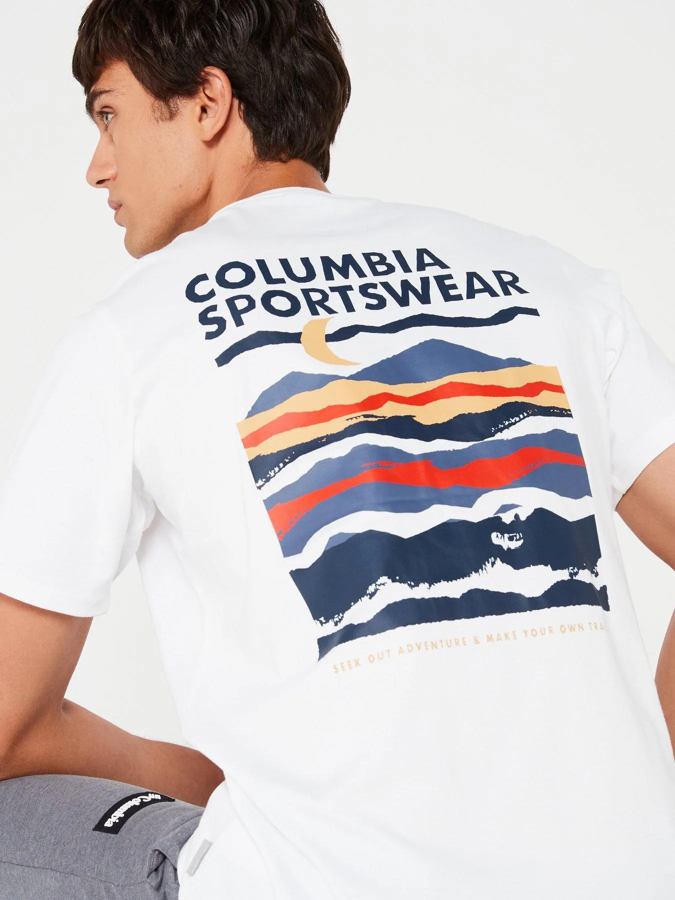 Columbia Men's Explorers Canyon Back Ss T-shirt - White