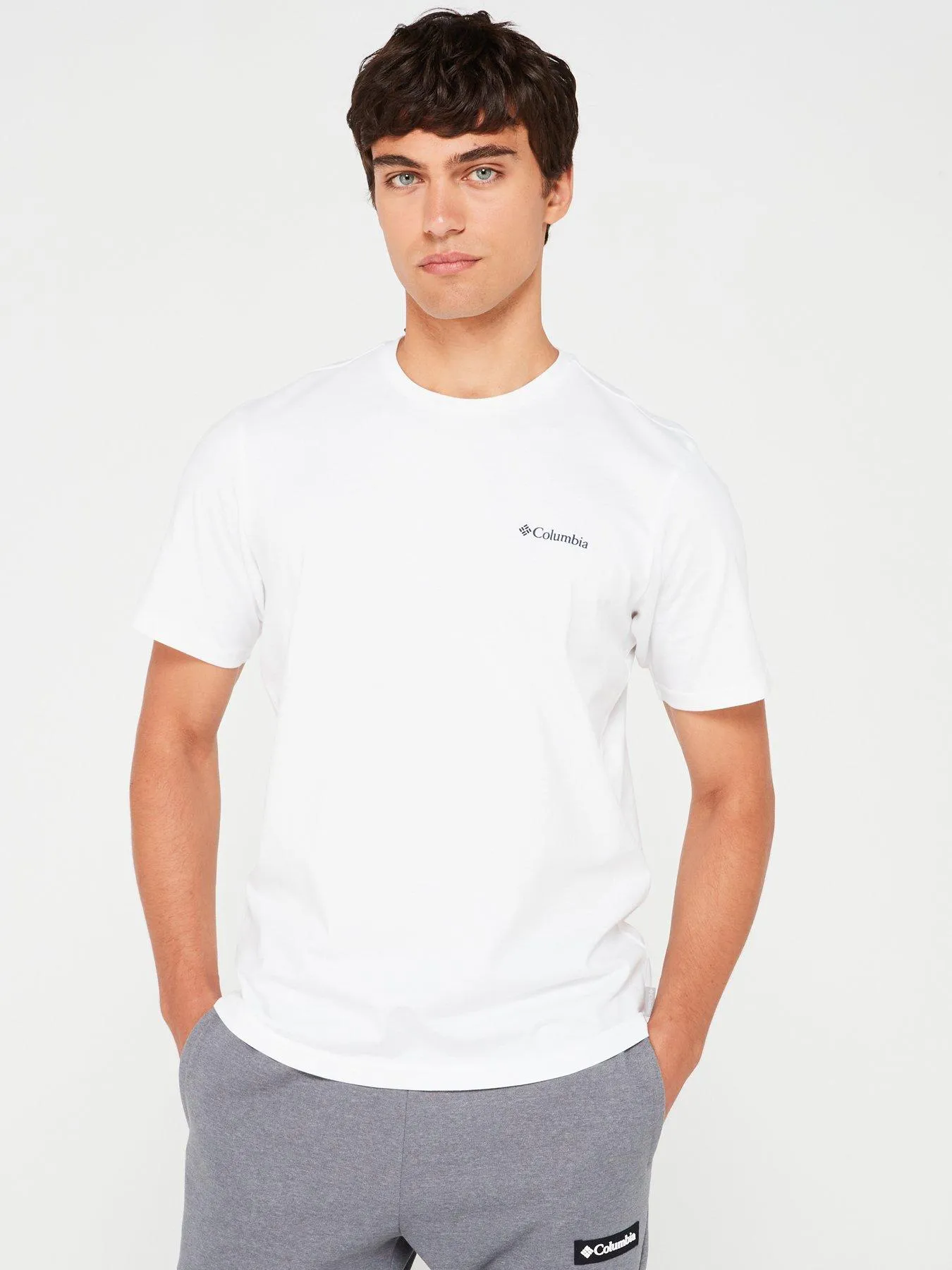 Columbia Men's Explorers Canyon Back Ss T-shirt - White