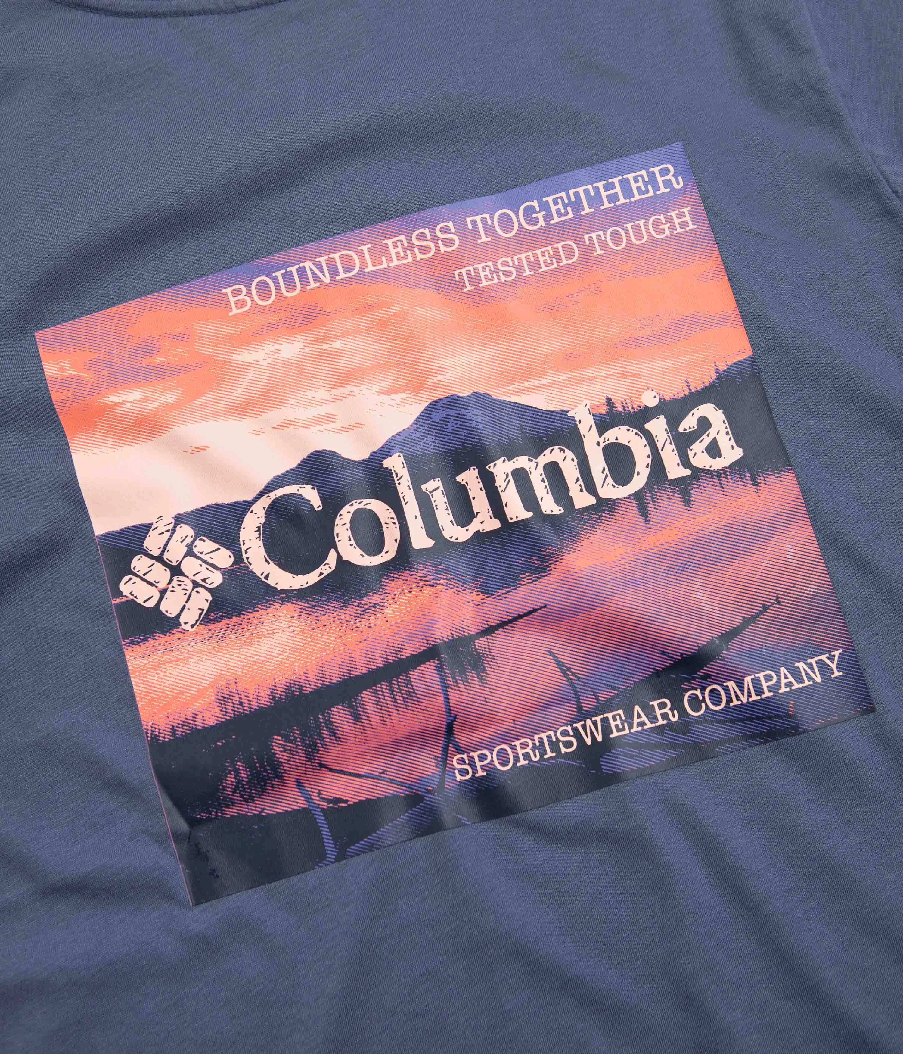 Columbia Rapid Ridge Back Graphic T-Shirt - Dark Mountain / Natures Palette Graphic