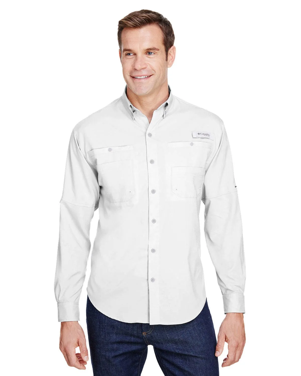 Columbia Tamiami Ii Long Sleeve Shirt 7253 White