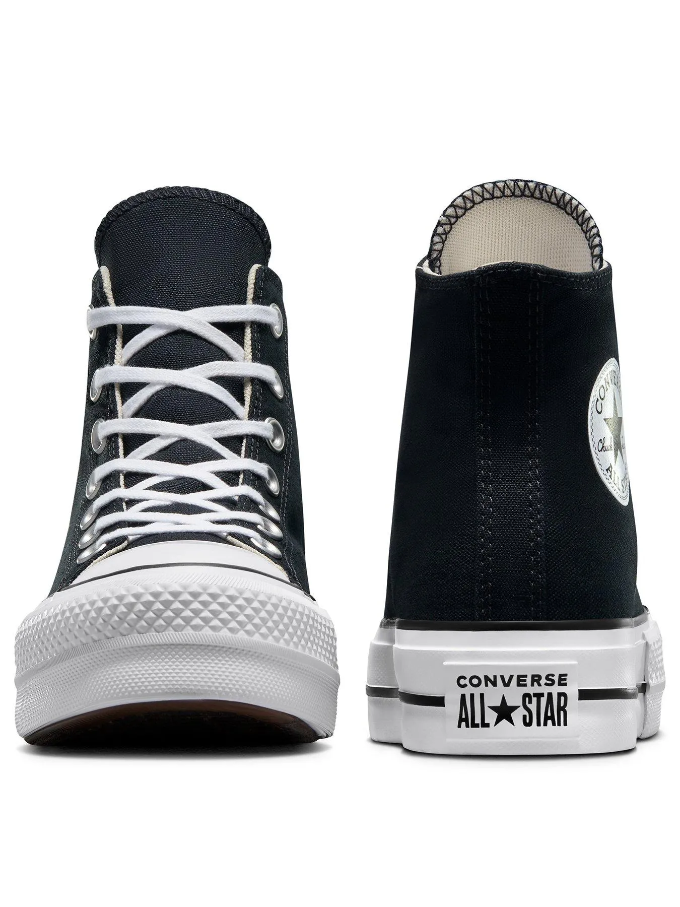 Converse Womens Lift Hi Top Trainers - Black/White