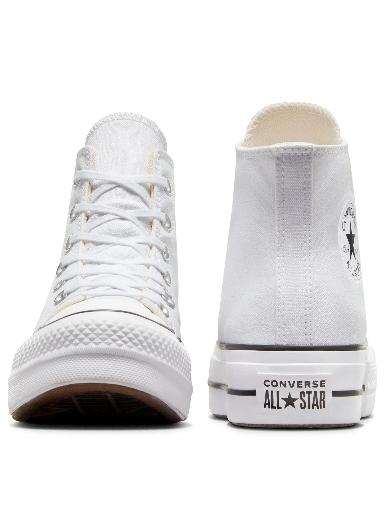 Converse Womens Lift Hi Top Trainers - White/Black