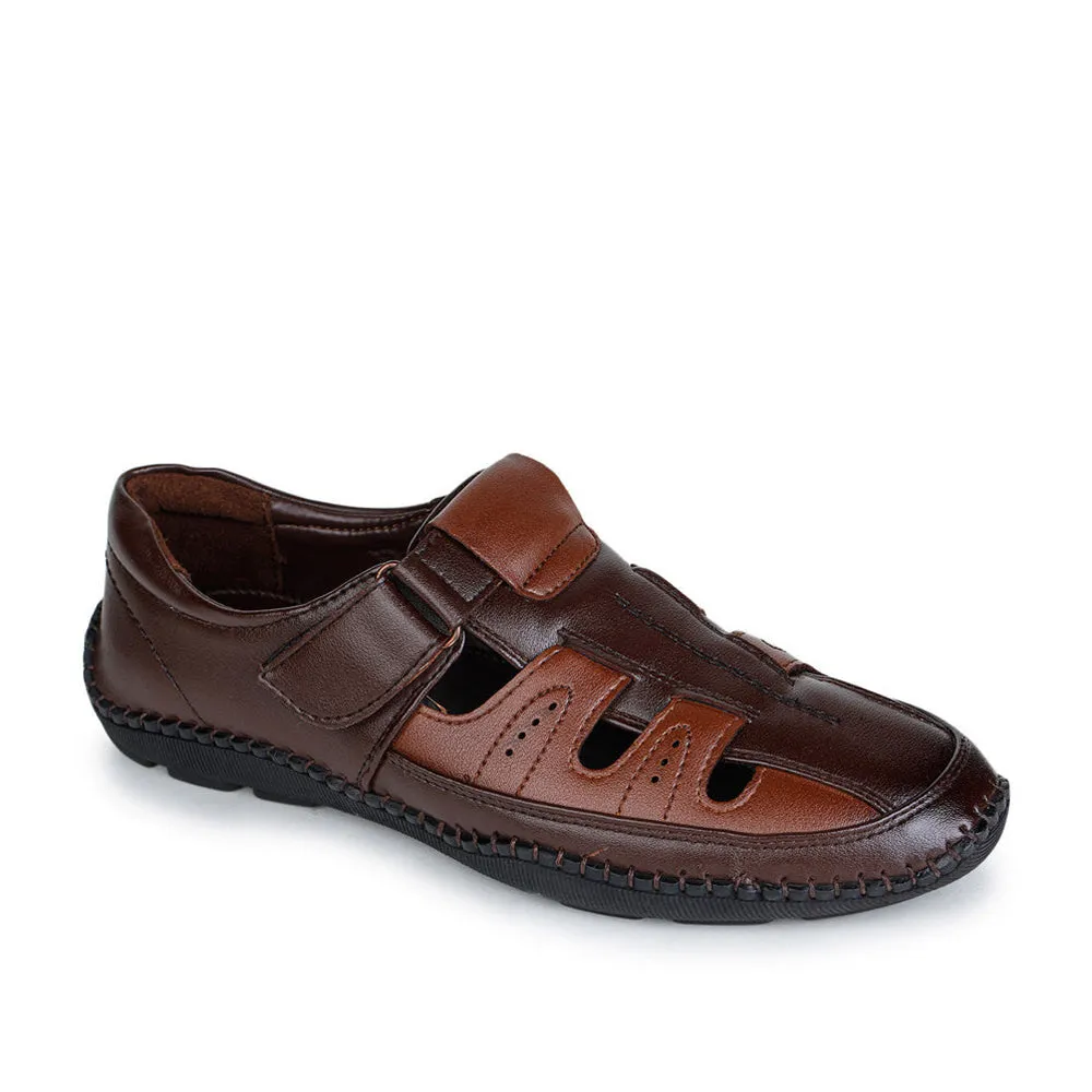 Coolers Formal (Brown) Sandals For Men BM-6N By Liberty