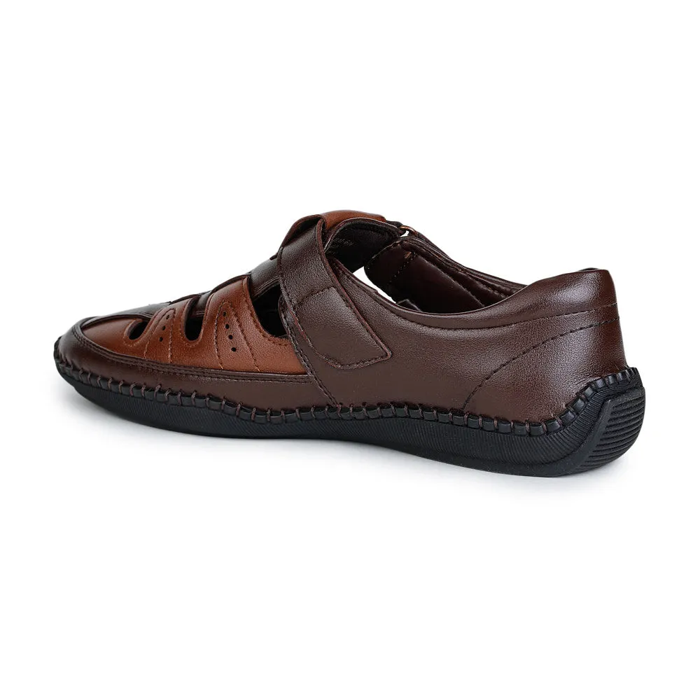 Coolers Formal (Brown) Sandals For Men BM-6N By Liberty