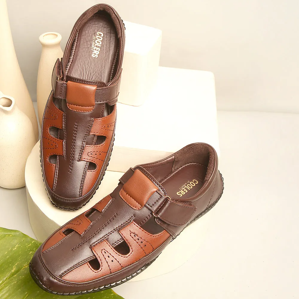 Coolers Formal (Brown) Sandals For Men BM-6N By Liberty