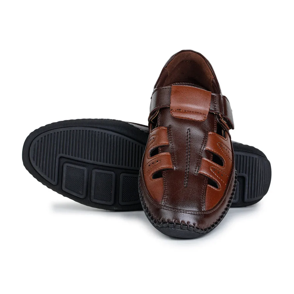 Coolers Formal (Brown) Sandals For Men BM-6N By Liberty