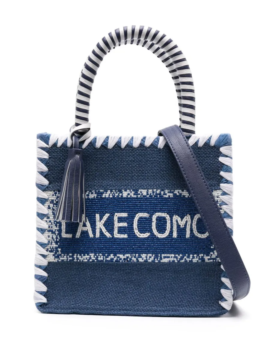 De Siena    De Siena Lake Como Beads Small Tote Bag