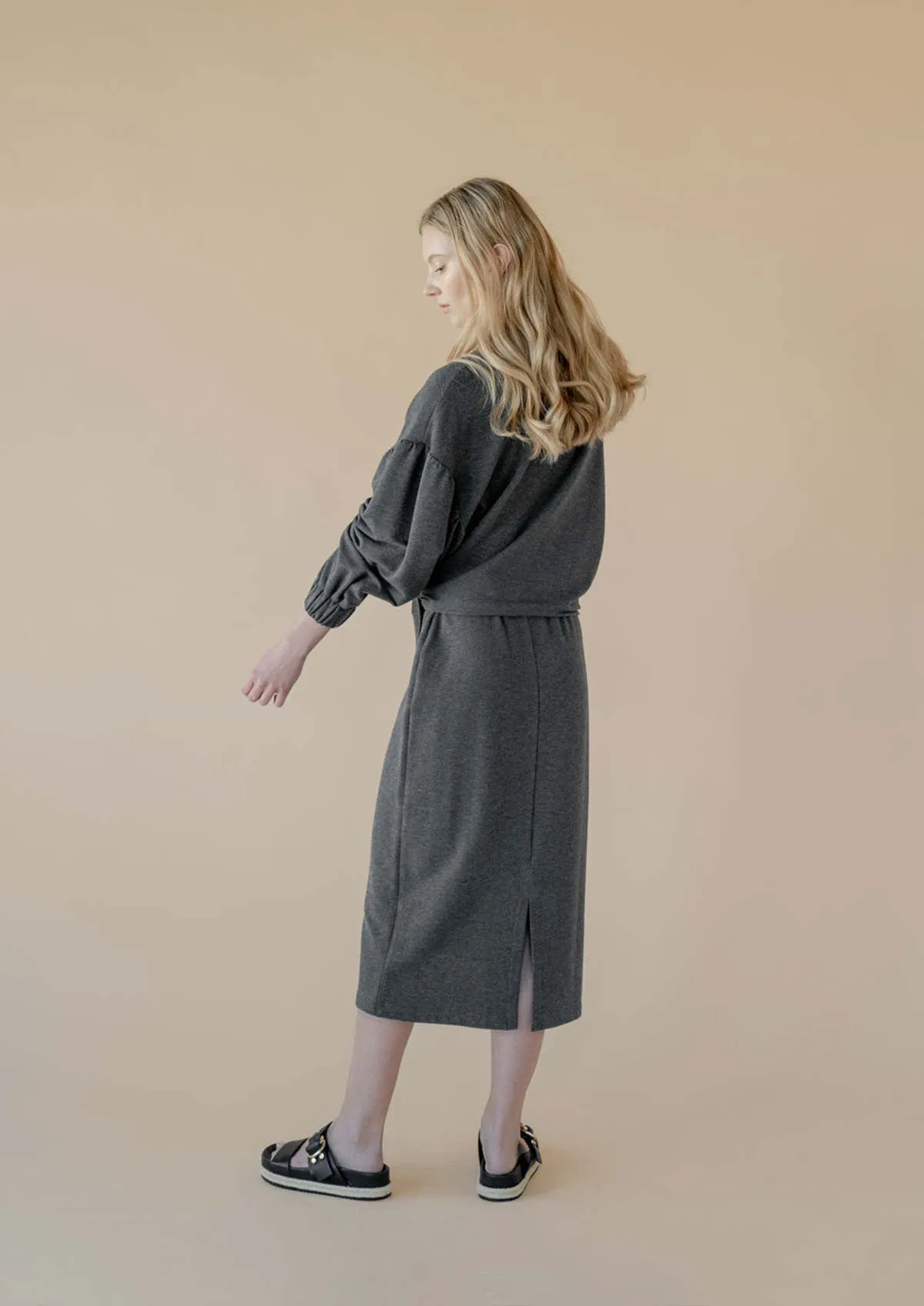 Discourse Skirt - Charcoal