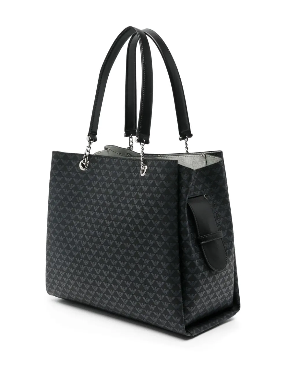 Emporio Armani    Emporio Armani Allover Logo Tote Bag